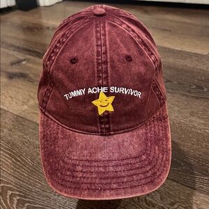 Tummy ache survivor OTTO Maroon Cap one size